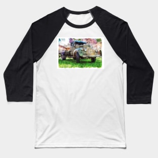 46 Ford Truck Flat Bed 4 Baseball T-Shirt